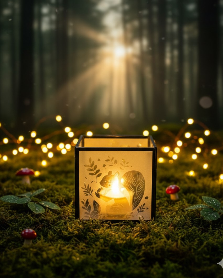 Windlicht Eichhörnchen